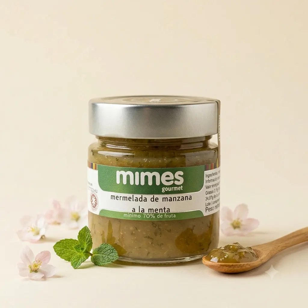 Mermelada de Manzana a la Menta